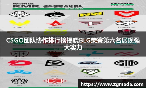 CSGO团队协作排行榜揭晓BLG荣登第六名展现强大实力